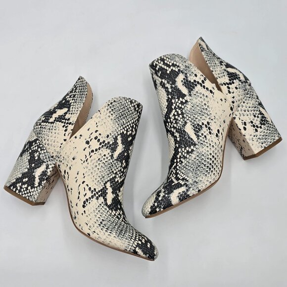 Madden Girl Snake Print Ankle Booties - Picture 6 of 16